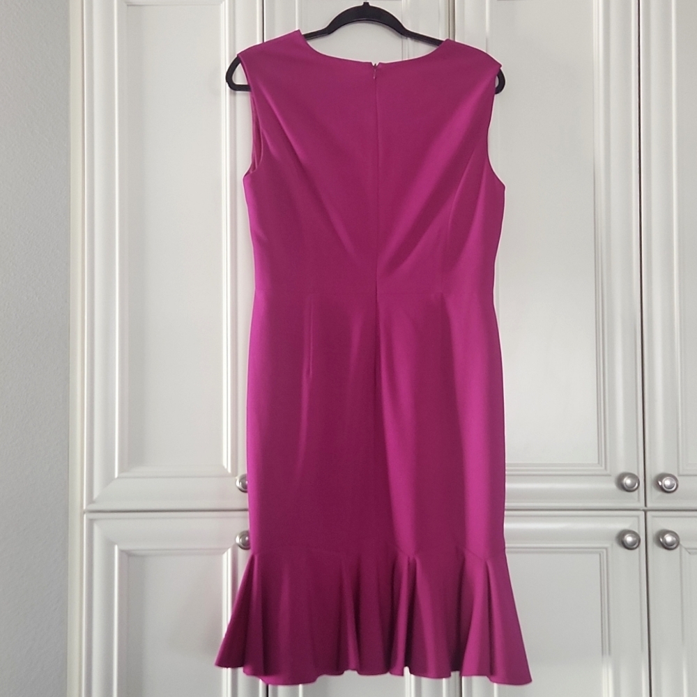NINE WEST | Ruffled Hem Sheath Dress - Picture 2 of 6